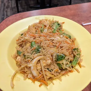 Fried rice with tofu