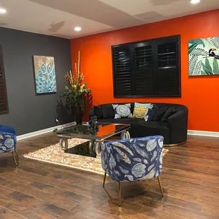 Sofa and coffee table