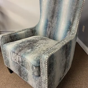 Reupholstered chair...