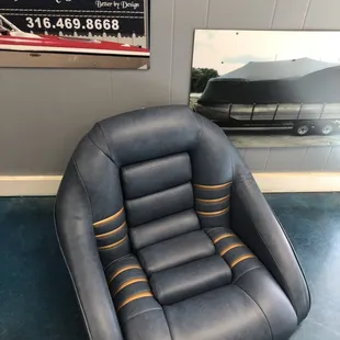 Old school bass boat seats