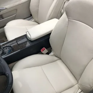 New leather!  Infinity.