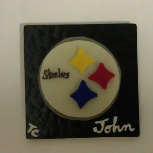 TeeC&apos;s coaster made it for John M&apos;s birthday.