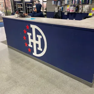 Customer service desk.