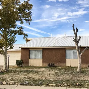New 26 Gauge Polar White Metal Roof In Rio Rancho by DesignCo Construction.