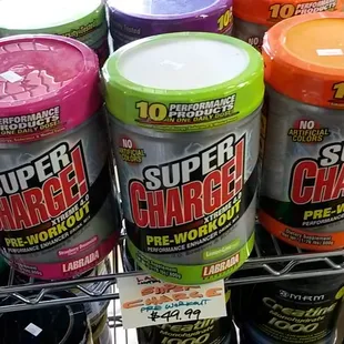 Pre workout supplements