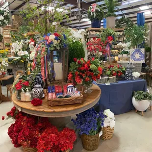 Red White &amp; Blue Display