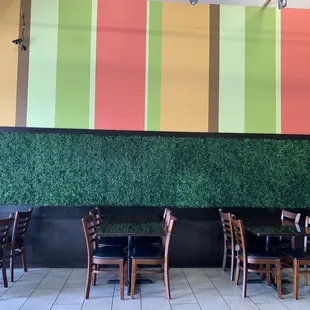 Lots of indoor seating