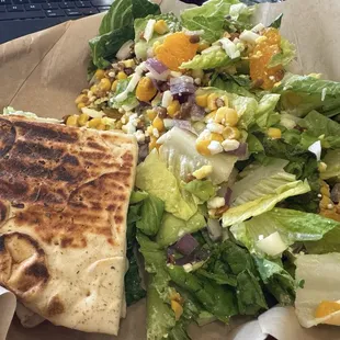 Half turkey club and avocado salad - excellent