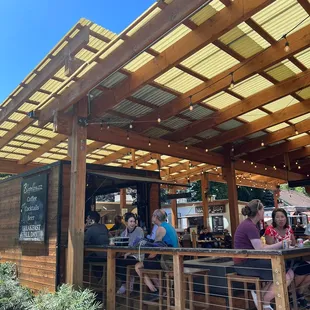 The food truck pod area