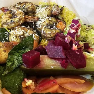 Methi Mirchi Shrimp Plate $16