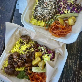 Kalonji Kale Keema Plate