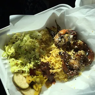 Methi Mirchi Shrimp Plate