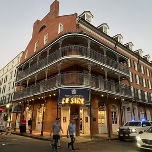 Exterior just before sunset.