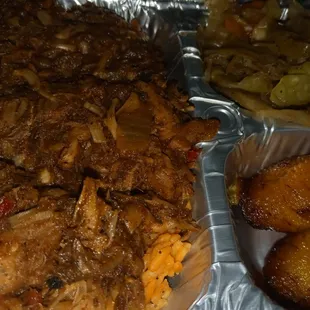 Bbq jackfruit and cabbage