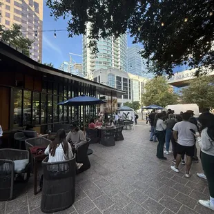 Be ready for a line but it's festive