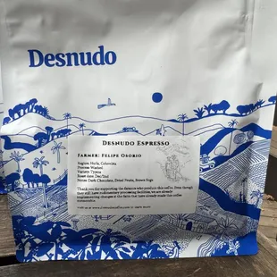 My delicious bagged coffee