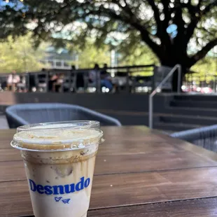 Brown sugar miso latte