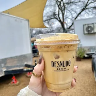 iced brown sugar infused w miso