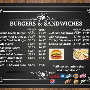 LUNCH MENU
