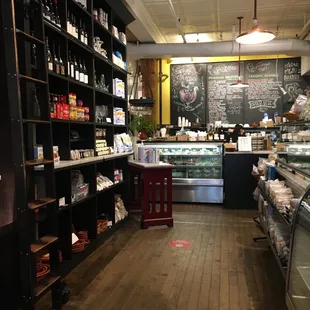 the inside of the restaurant