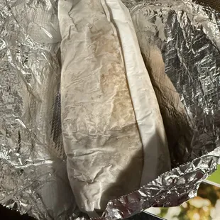 Chile Verde Burrito (not on menu)