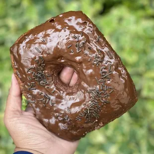 Chocolate croissant donut