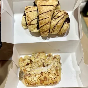 Bear Claw and Chocolate Croissant are so good!