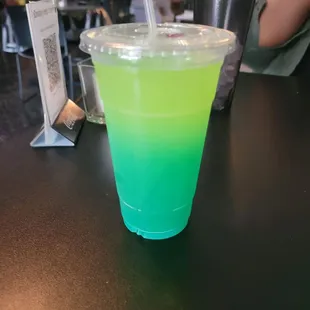 Sour apple lemonade with a &quot;mystery&quot; splash per the waitress