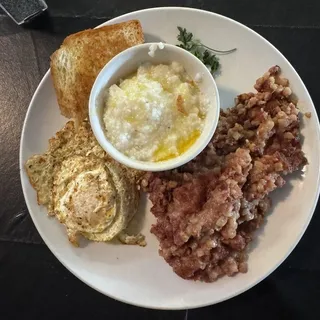 Grits, Eggs, and Toast