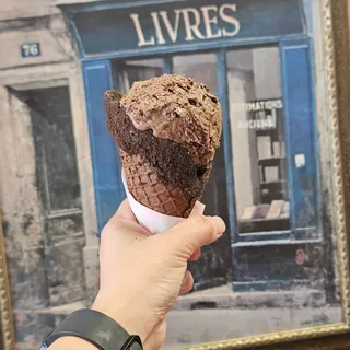 Chocolate Brookies Ice Cream