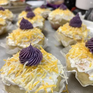 Ube cheese ensaymada