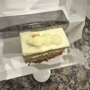 $11 slice of carrot cake