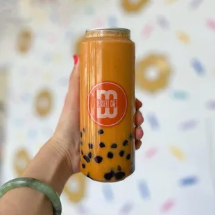 Thai Tea with boba