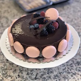 Chocolate Mousse Cake Slice