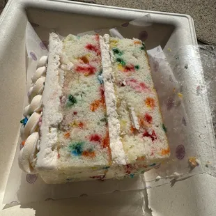 Funfetti with Caramel Buttercream