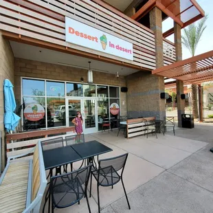 Outdoor seating