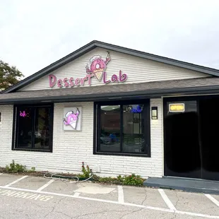 the front of the restaurant