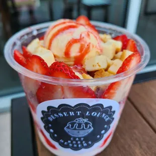 Strawberry Cheesecake Bingsu