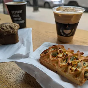 Coffee and puff pastry