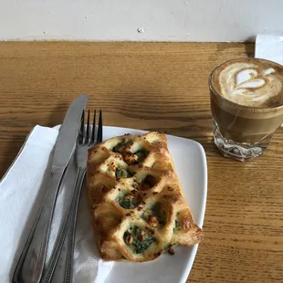 Spinach feta puff pastry