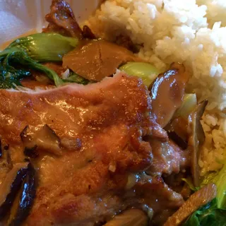 Abalone Sauce Chicken & Pork Chop Combo