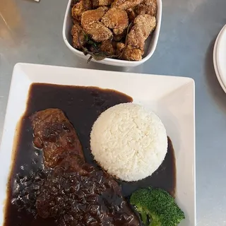 Black Pepper Chicken & Pork Chop Combo