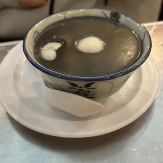 Black Sesame Paste and Sesame Rice Ball