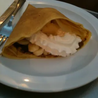 Nutella Ice Cream Crepe