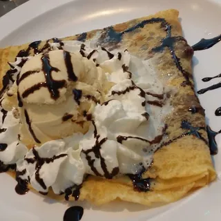 Ghirardeli Chocolate Ice Cream Crepe