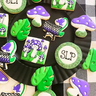 Cottage style custom cookies