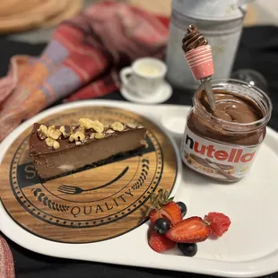 Nutella cheesecake