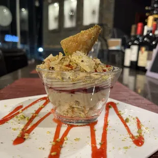 Pistachio Baklava Pudding