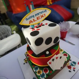 a birthday cake