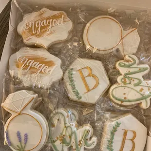 engagement party cookies